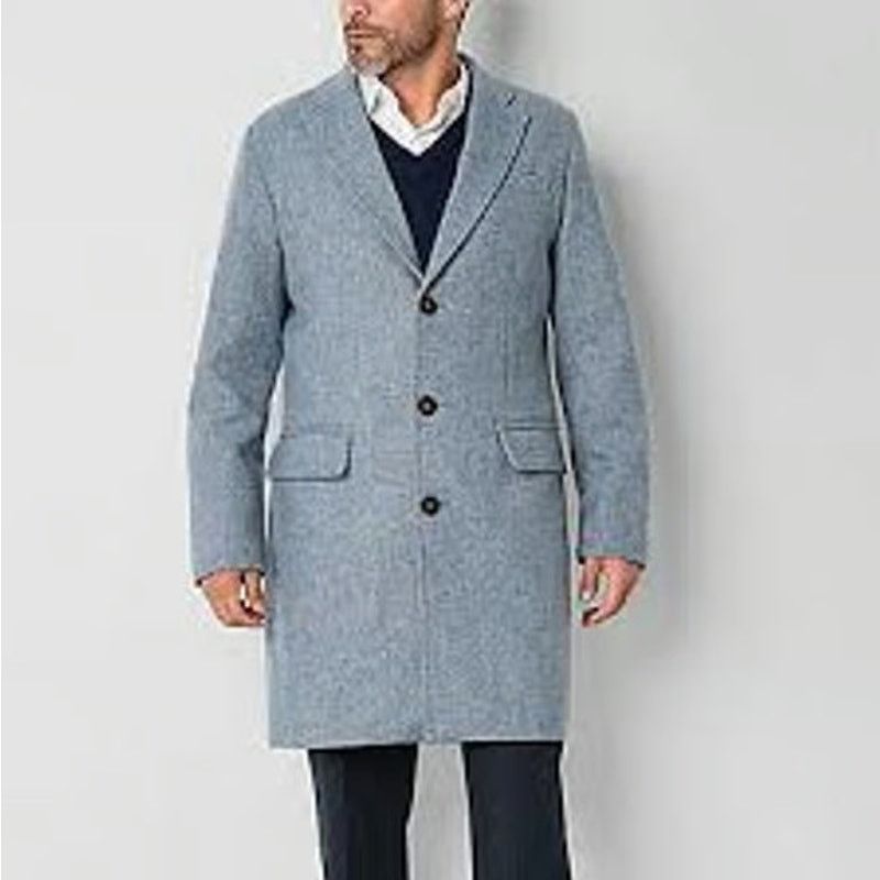 Other Stafford Mens Water Resistant Midweight Topcoat Coat Light Size US L / EU 52-54 / 3 - 4 Thumbnail