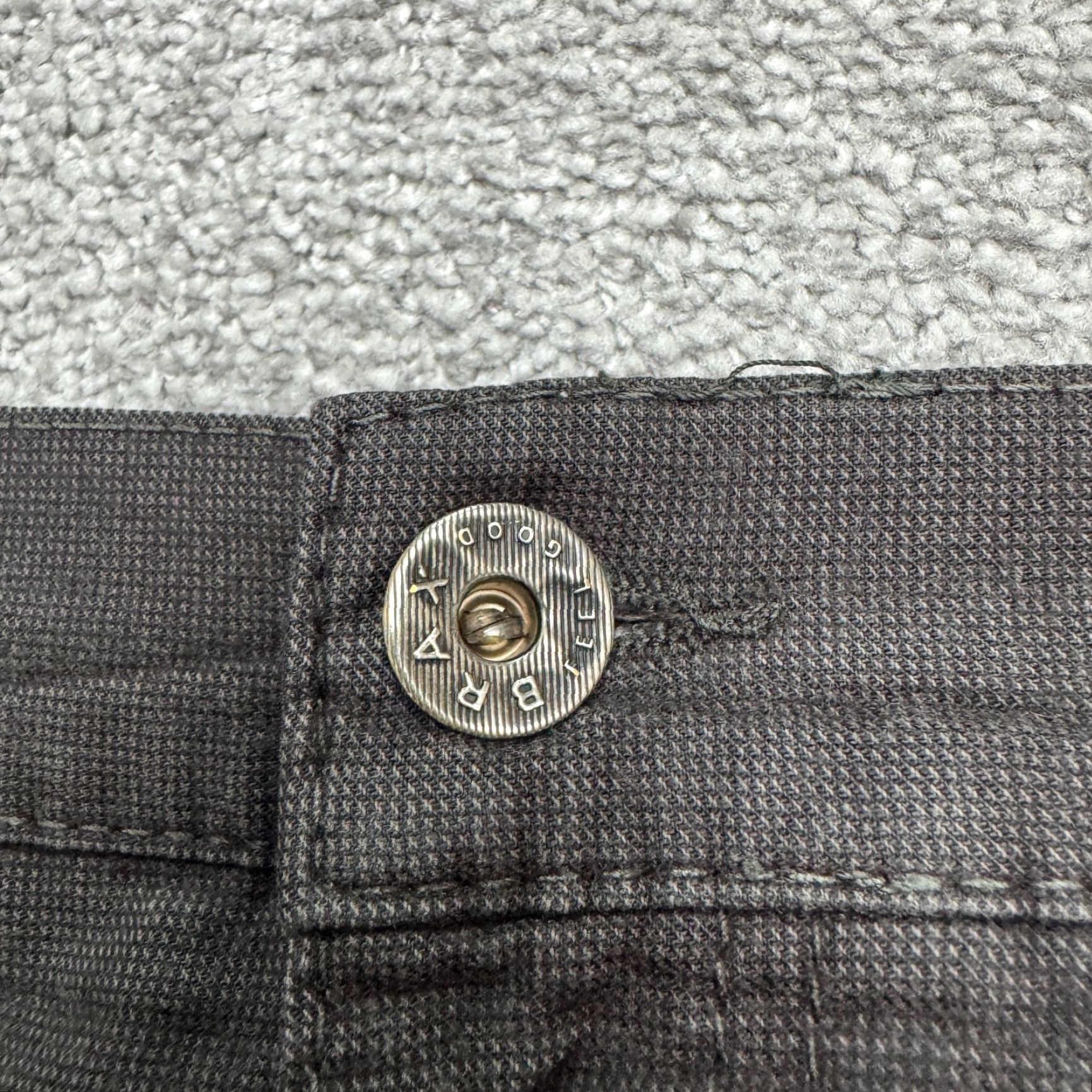 BRAX BRAX Chino Pants Men 42x34 Dark Gray Straight Leg Trouser Size US 42 / EU 58 - 4 Thumbnail