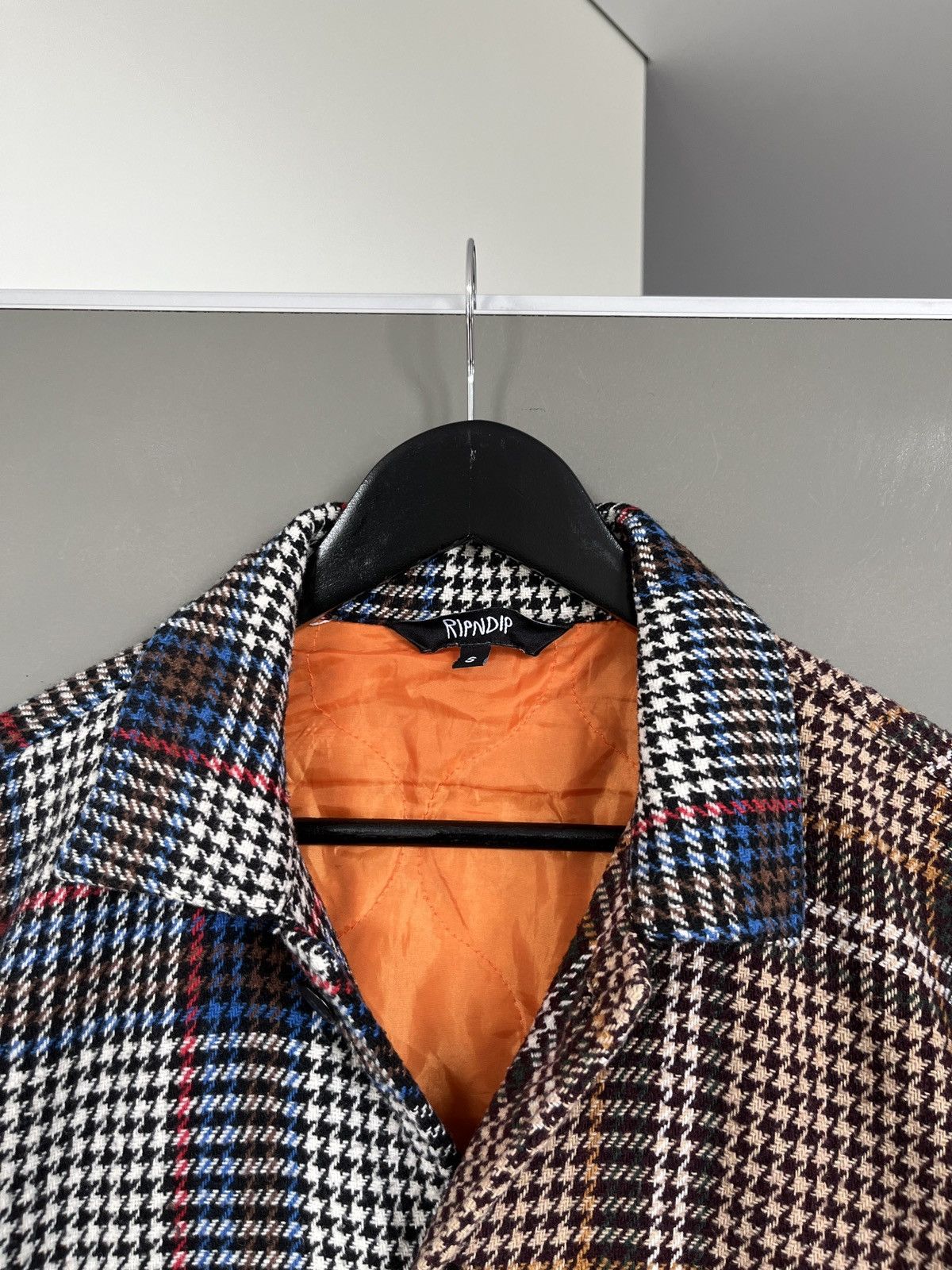 RIPNDIP RipnDip Roygbiv Tweed Plaid Coach Jacket Big Logo Size US S / EU 44-46 / 1 - 5 Thumbnail