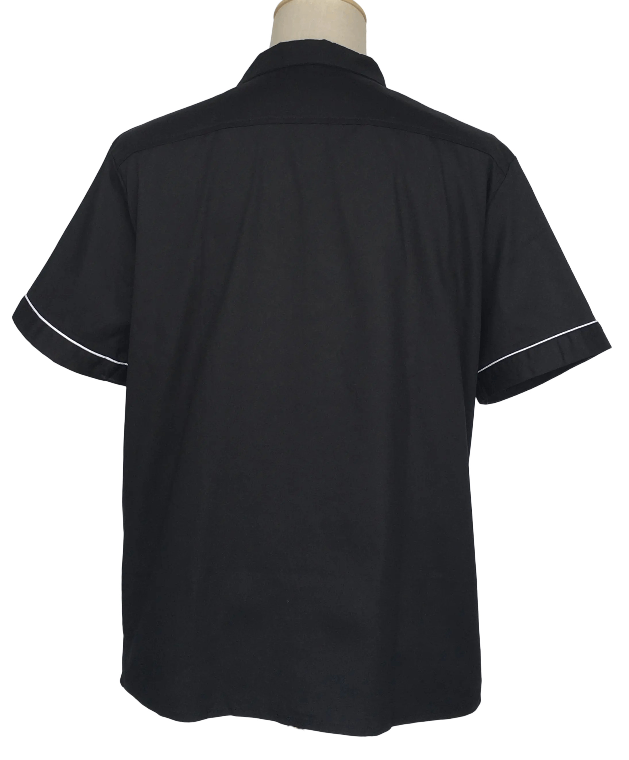 Other Black Retro Bowling Shirts Embroidery Cotton Men Shirt Size US S / EU 44-46 / 1 - 3 Thumbnail