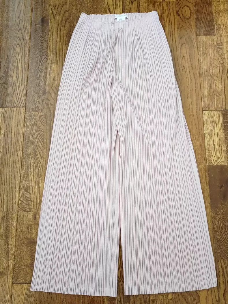 Issey Miyake issey miyake size:3 Cherry blossom pink pleated pants Size 42" / US 20 - 1 Thumbnail