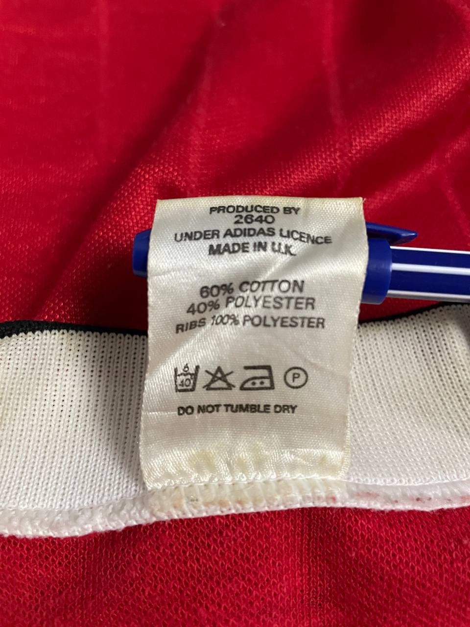 Adidas Adidas Manchester United Home Shirt 1982 Vintage Rare Size US L / EU 52-54 / 3 - 12 Thumbnail