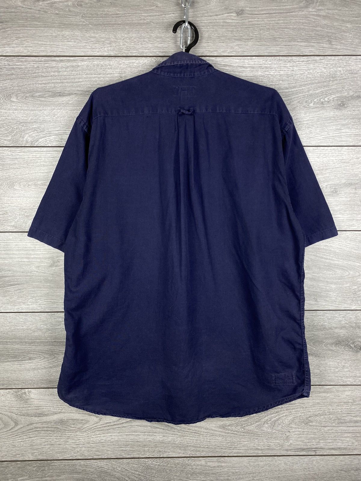 Armani Mens Vintage Armani Jeans Linen Shirt Button Up Size XL Size US XL / EU 56 / 4 - 13 Thumbnail