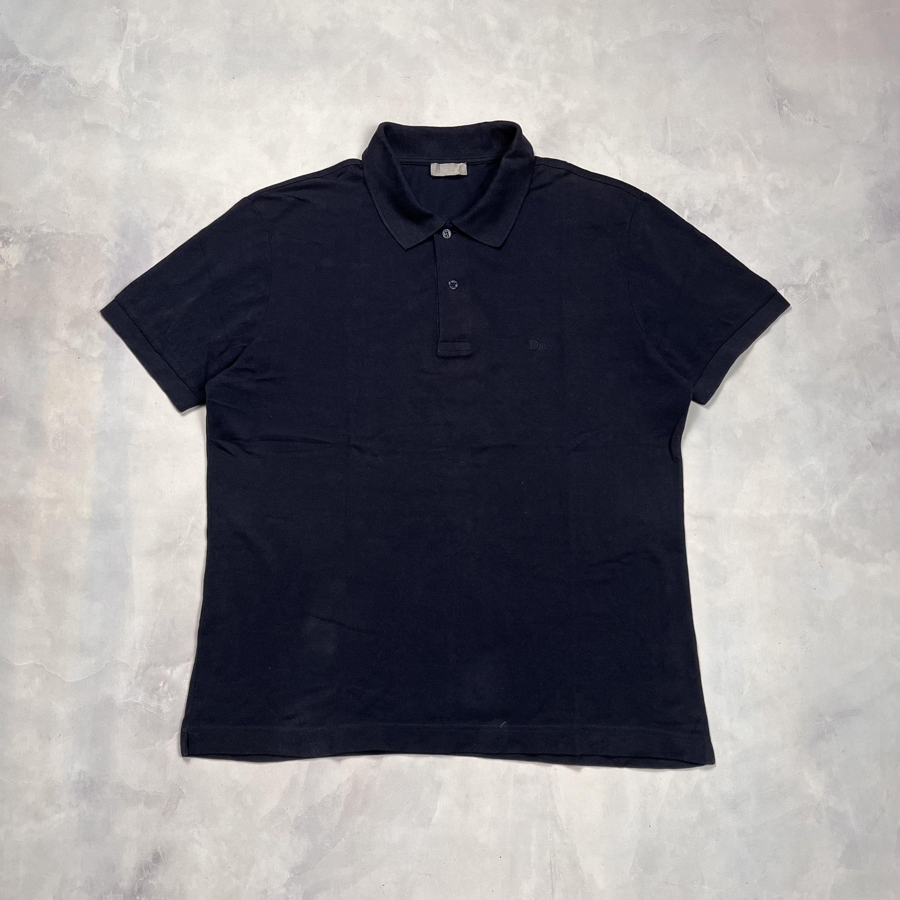 Dior Dior Poloshirt Small Logo Embroiderry Navy Size US L / EU 52-54 / 3 - 1 Thumbnail