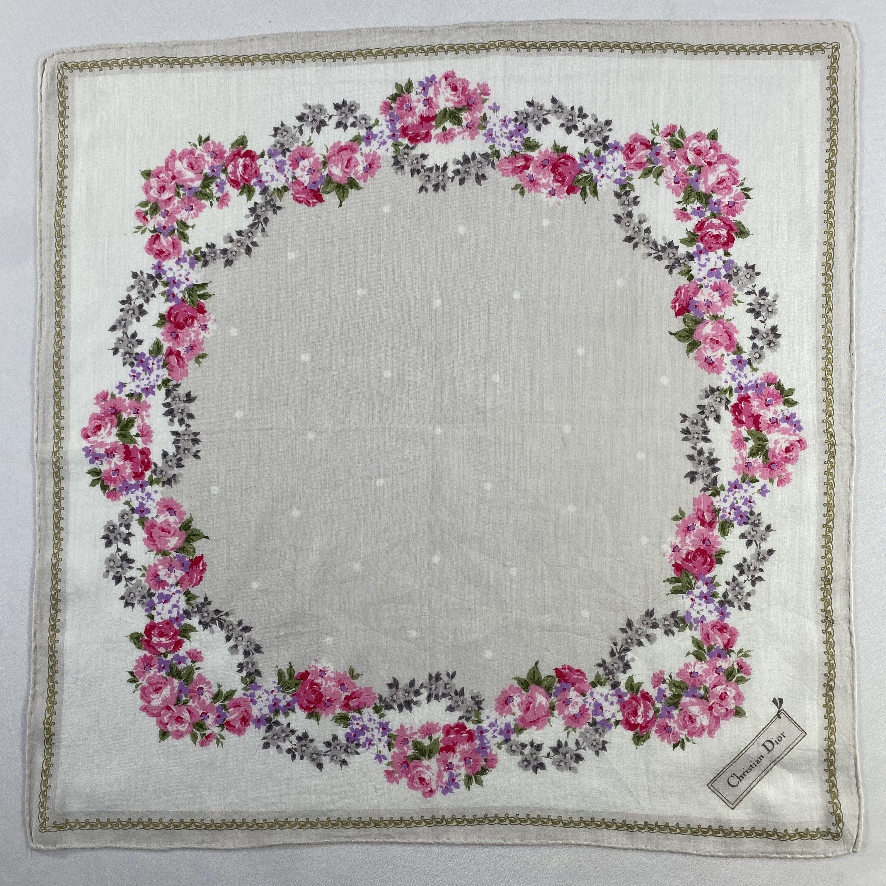 Vintage Christian Dior Monsieur Handkerchief / Neckerchief-P1098 Size ONE SIZE - 1 Thumbnail