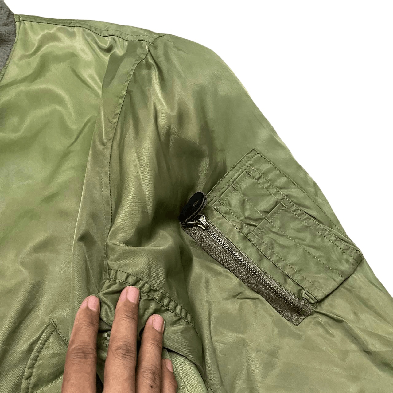 Japanese Brand Vintage Military Ma 1 Bomber Flight Jacket Size US L / EU 52-54 / 3 - 5 Thumbnail
