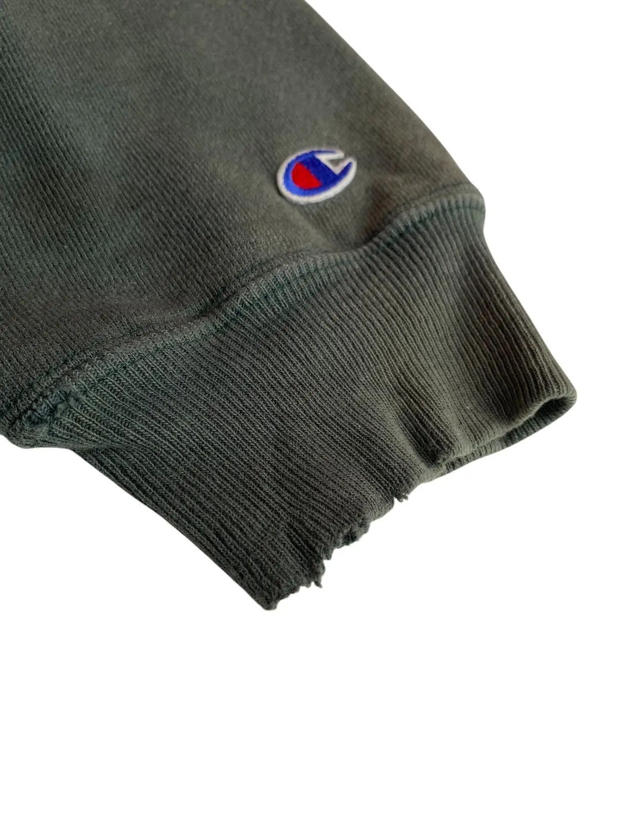 Champion Vtg 90s Champion Reverse Weave Faded Green - Varsity Size US L / EU 52-54 / 3 - 9 Thumbnail