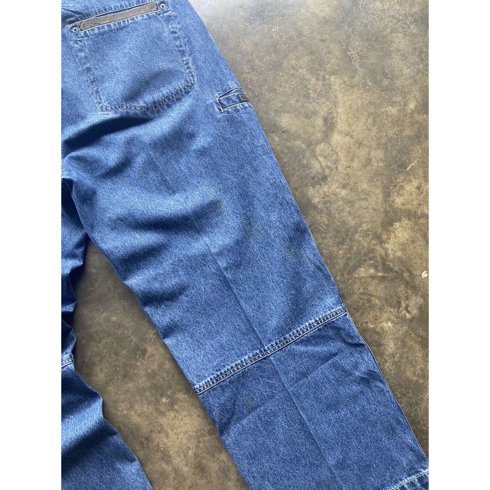 Bugle Boy × Vintage Crazy Vintage Baggy 90’s Wide Leg Bugle Boy Skater Jeans USA Size US 38 / EU 54 - 6 Thumbnail