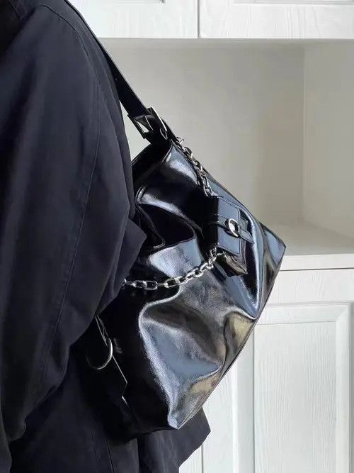 Japanese Brand Bag Black large capacity shoulder bag Size ONE SIZE - 2 Thumbnail