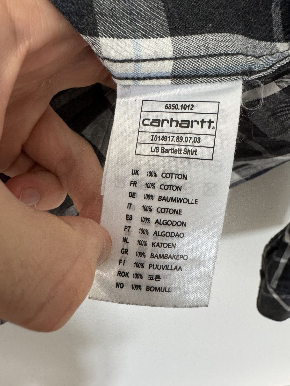 Carhartt Carhartt Workwear Button Up Shirt Checkered Tartan Hype Y2k Size US M / EU 48-50 / 2 - 5 Thumbnail