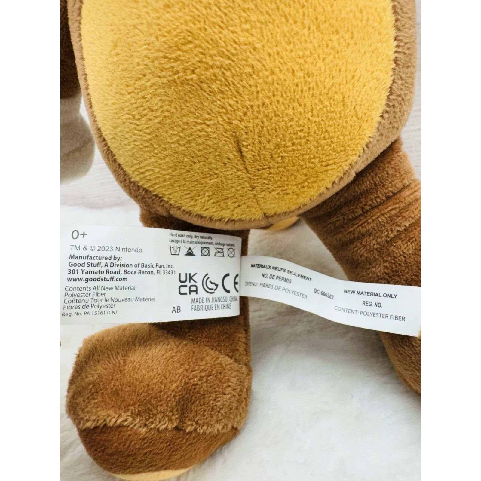 Nintendo SUPER MARIO BROS - MARIO Brown Racoon Suit Plush 11" Nintend Size ONE SIZE - 12 Thumbnail