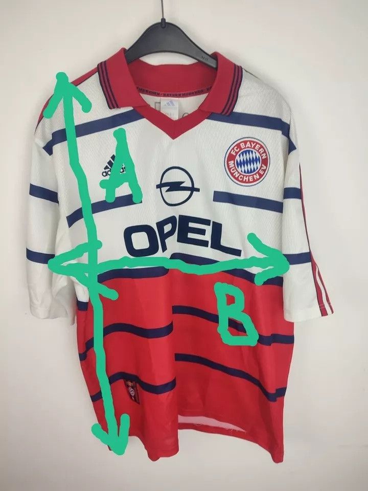 1998-00 FC Bayern Munich Munchen Away FOOTBALL SHIRT SOCCER