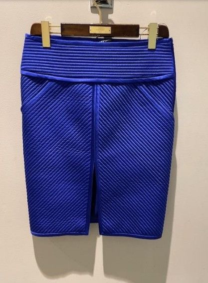 Tom Ford o1w1db10225 GC5694 Mini Skirt in Blue Size 30" / US 8 / IT 44 - 1 Preview