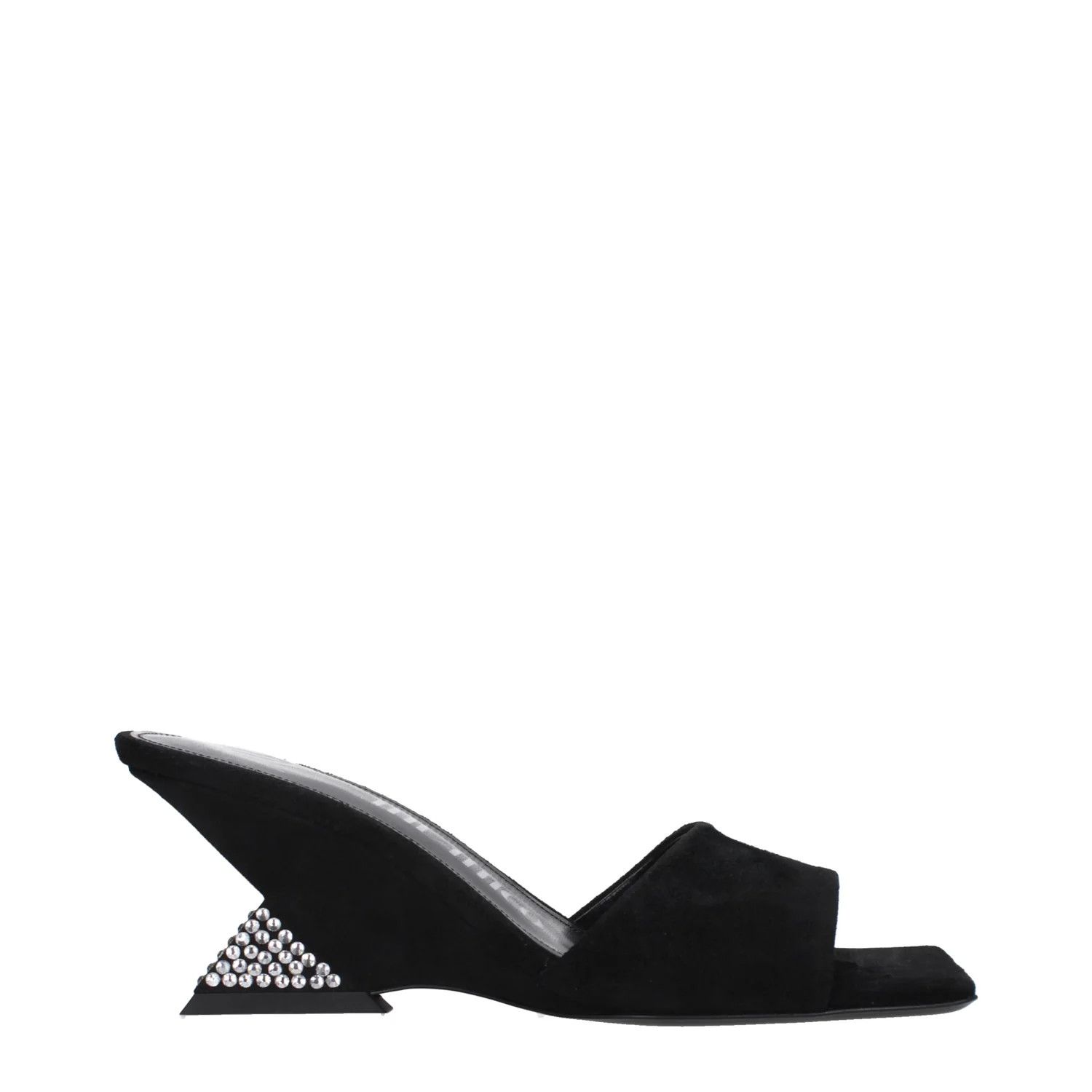 The Attico ob1o1e1224 Suede Sandals in Black Size US 6 / IT 36 - 1 Thumbnail