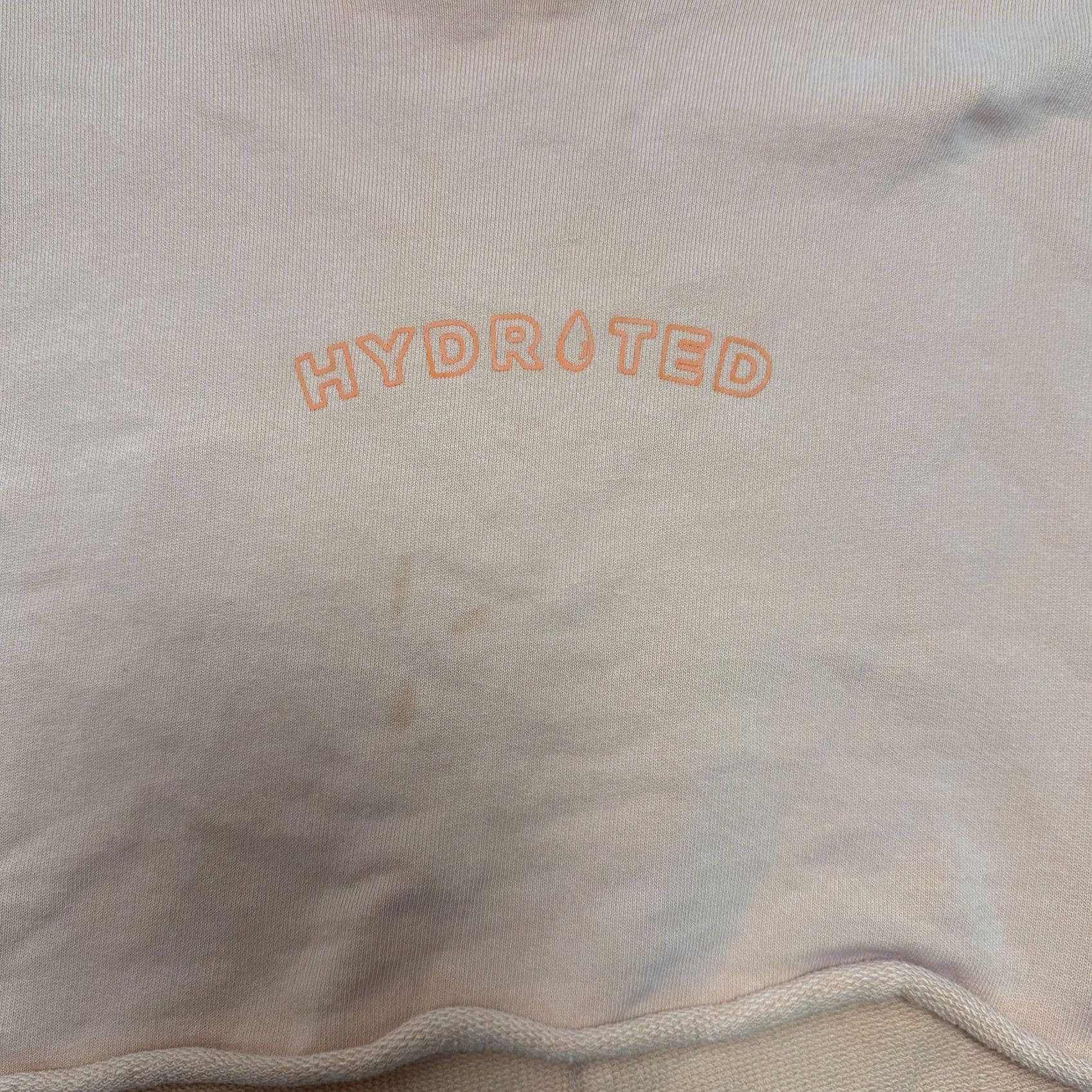 Vintage OFFLINE by Aerie Sweatshirt Womens Small Orange HYDRATED Cropped Fleece Pullover Size S / US 4 / IT 40 - 2 Thumbnail