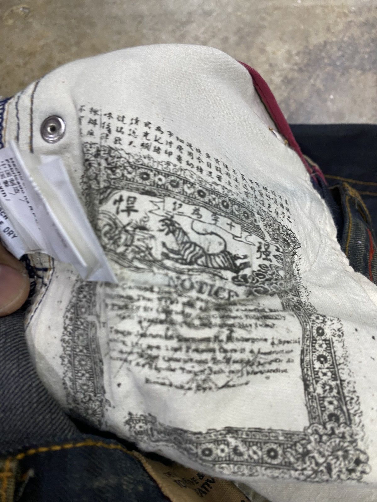 If Six Was Nine × Japanese Brand Tough Jeansmith jeans Size US 32 / EU 48 - 17 Thumbnail