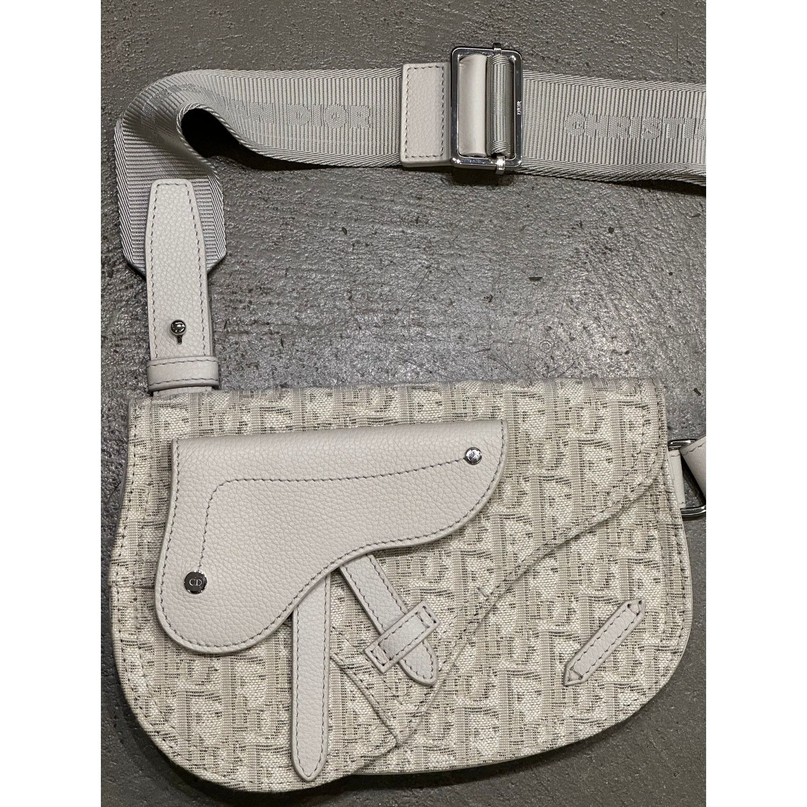 Dior 2021 Dior saddle messenger pouch in oblique jacquard Size ONE SIZE - 2 Thumbnail