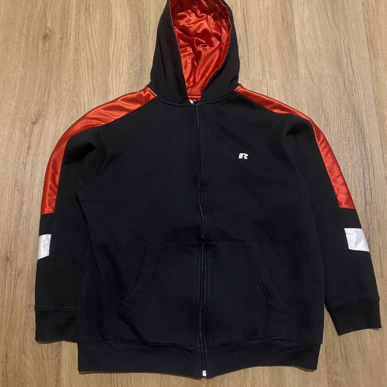 Russell Athletic Red and black Russell Athletic zip-up hoodie #skater Size US L / EU 52-54 / 3 - 1 Thumbnail