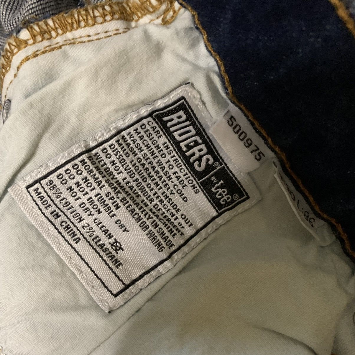 Lee Lee Riders Stright Denim Size US 30 / EU 46 - 6 Thumbnail