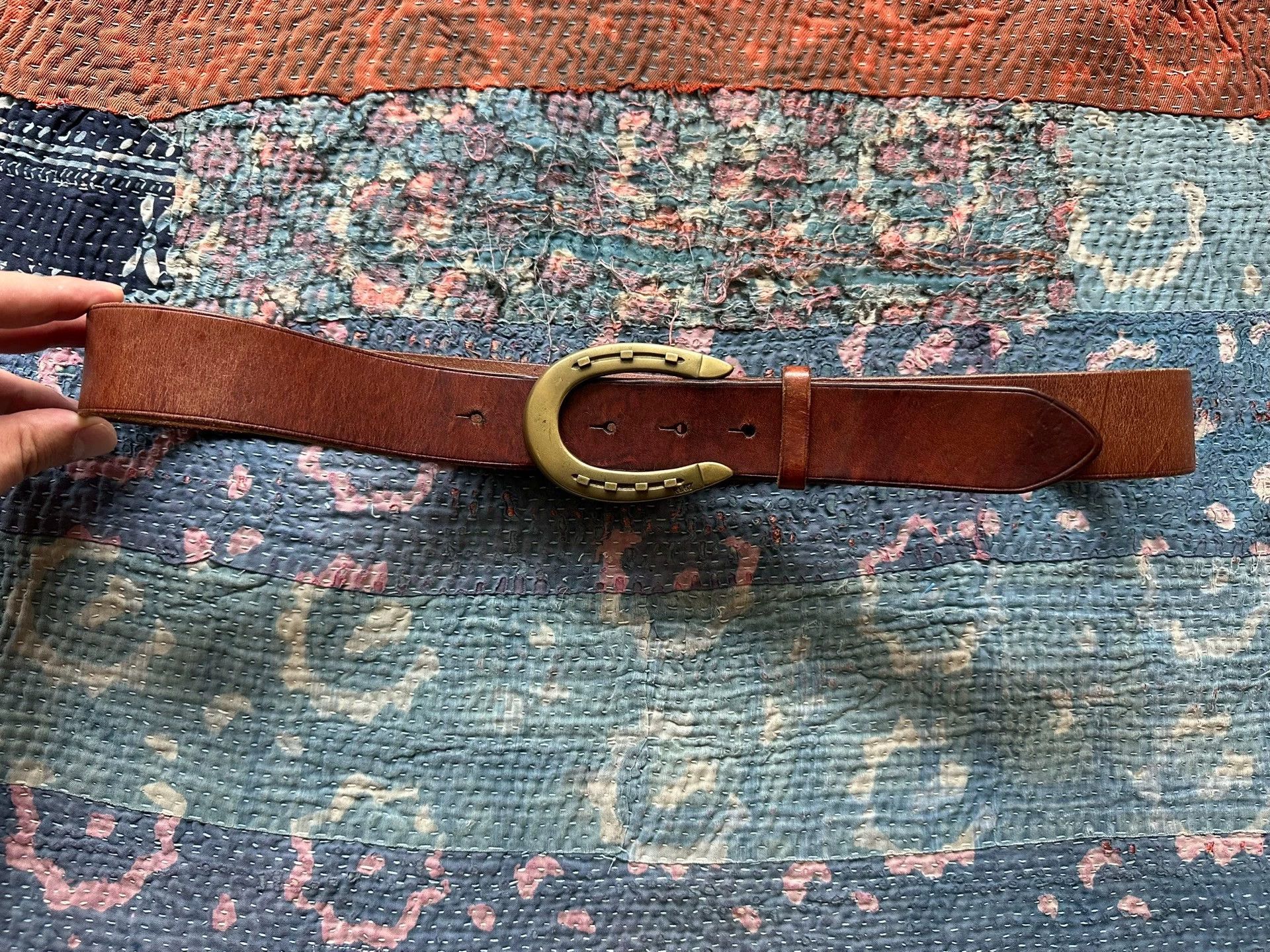 Polo Ralph Lauren Polo Ralph Lauren RRL Horsebit Belt M Size ONE SIZE - 2 Thumbnail