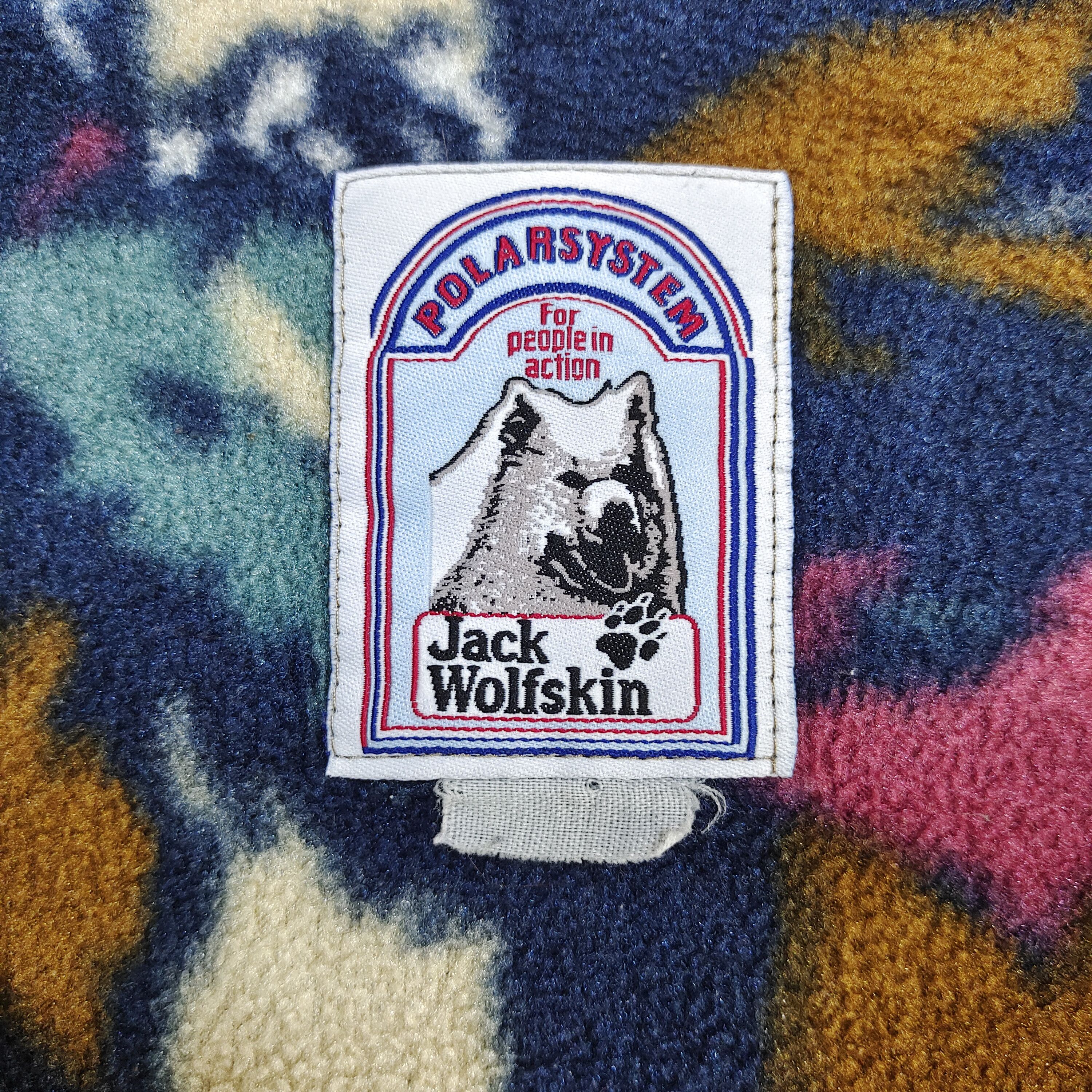 Jack Wolfskin Jack Wolfskin "We Love the Paw" Vintage Fleece Jacket Size US XL / EU 56 / 4 - 10 Thumbnail
