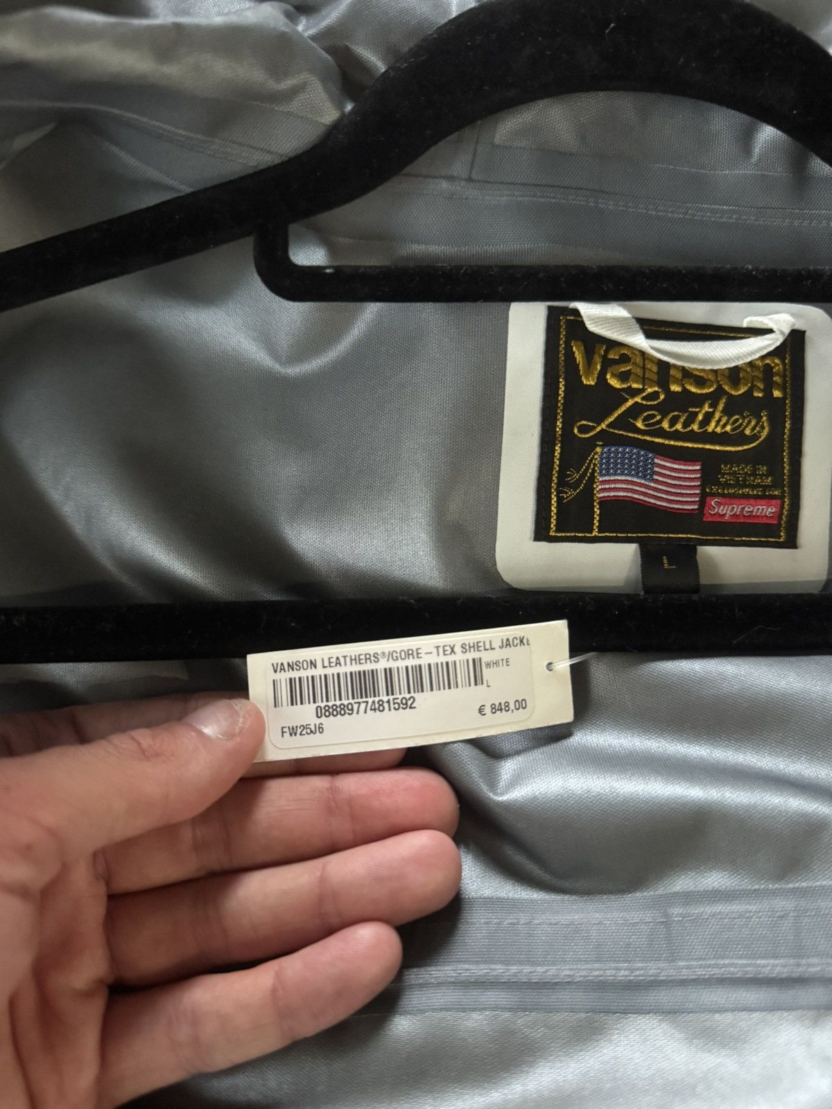 Supreme × Vanson Leathers Supreme Goretex Vanson Jacket Size US L / EU 52-54 / 3 - 13 Thumbnail
