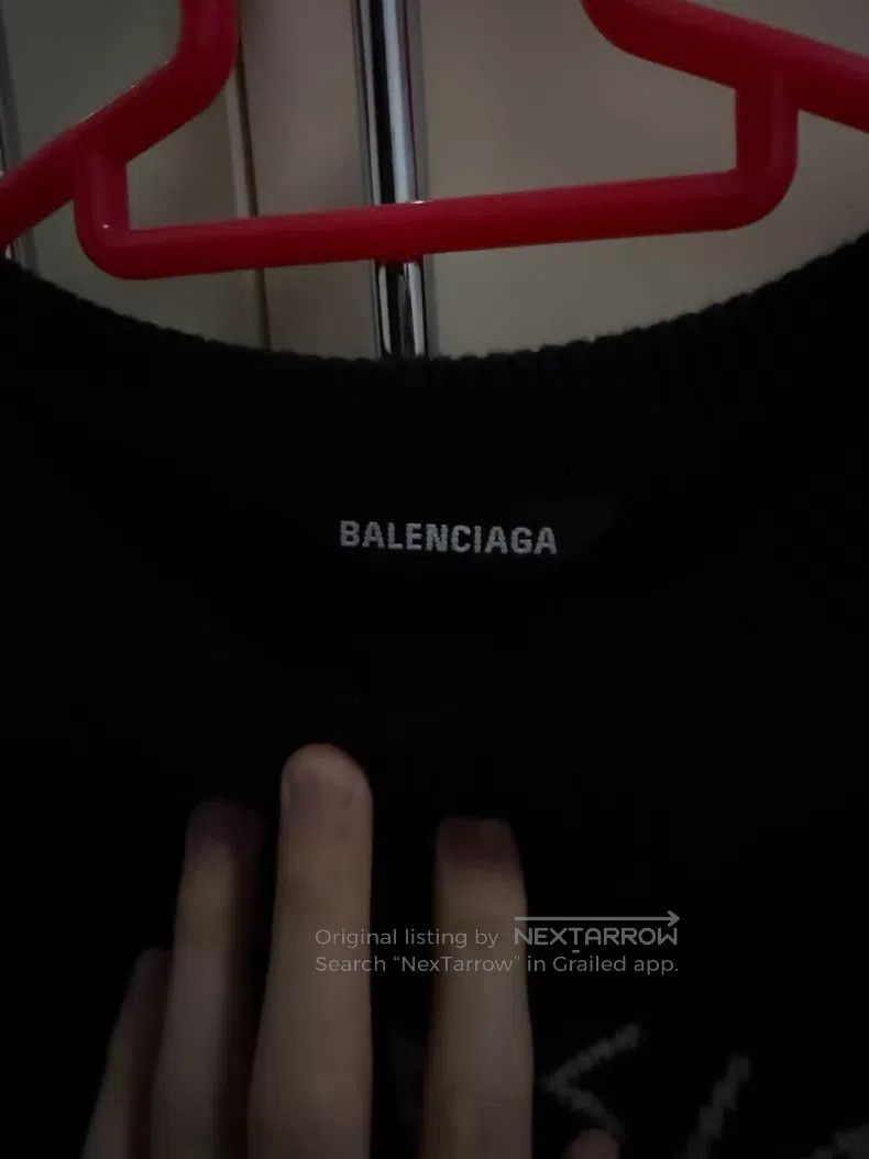 Balenciaga Balenciaga Athlete Sweater Size US L / EU 52-54 / 3 - 2 Thumbnail