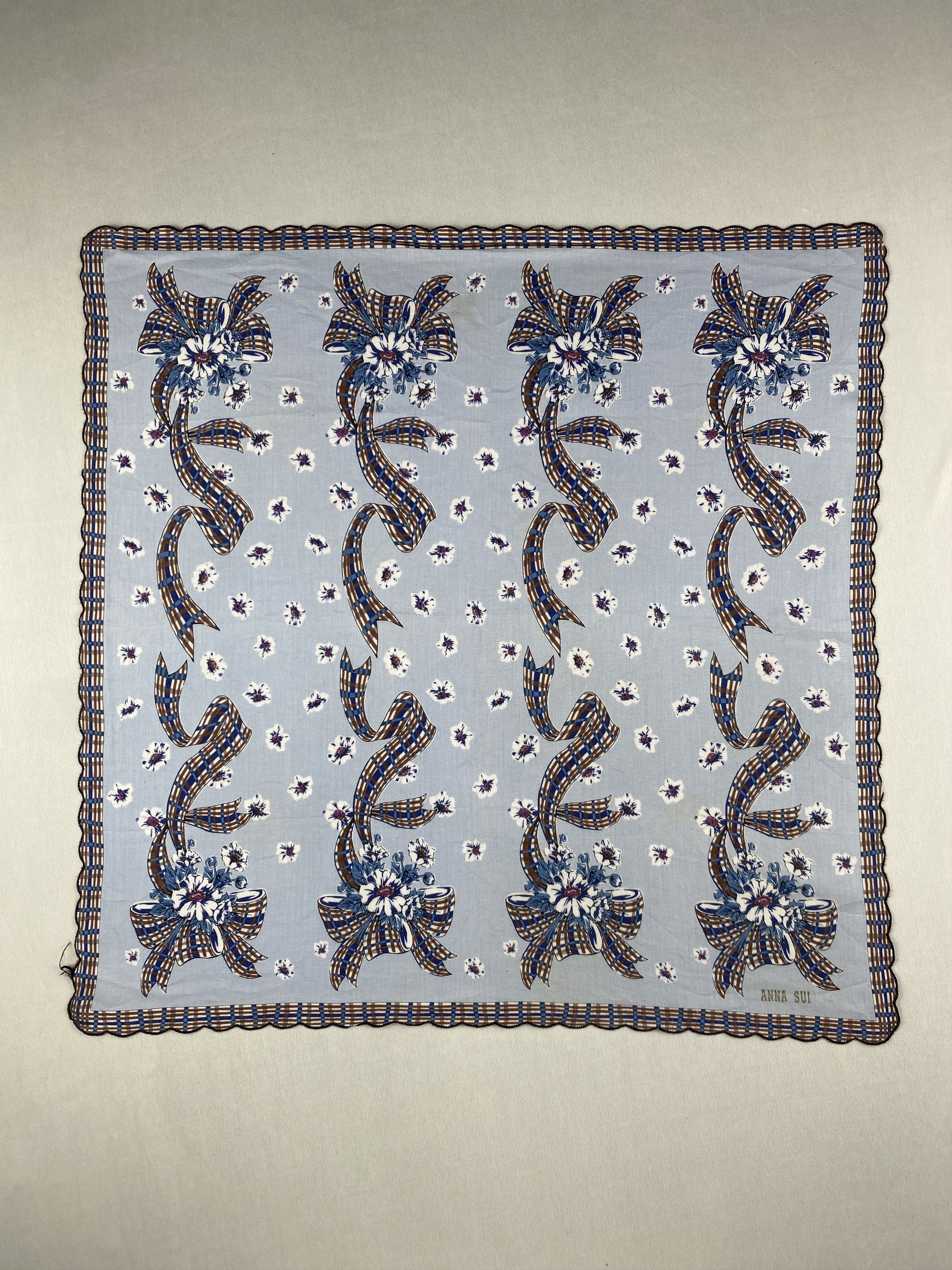 Other Vintage Anna Sui Handkerchief Pocket Square Bandana HM0007 Size ONE SIZE - 1 Thumbnail