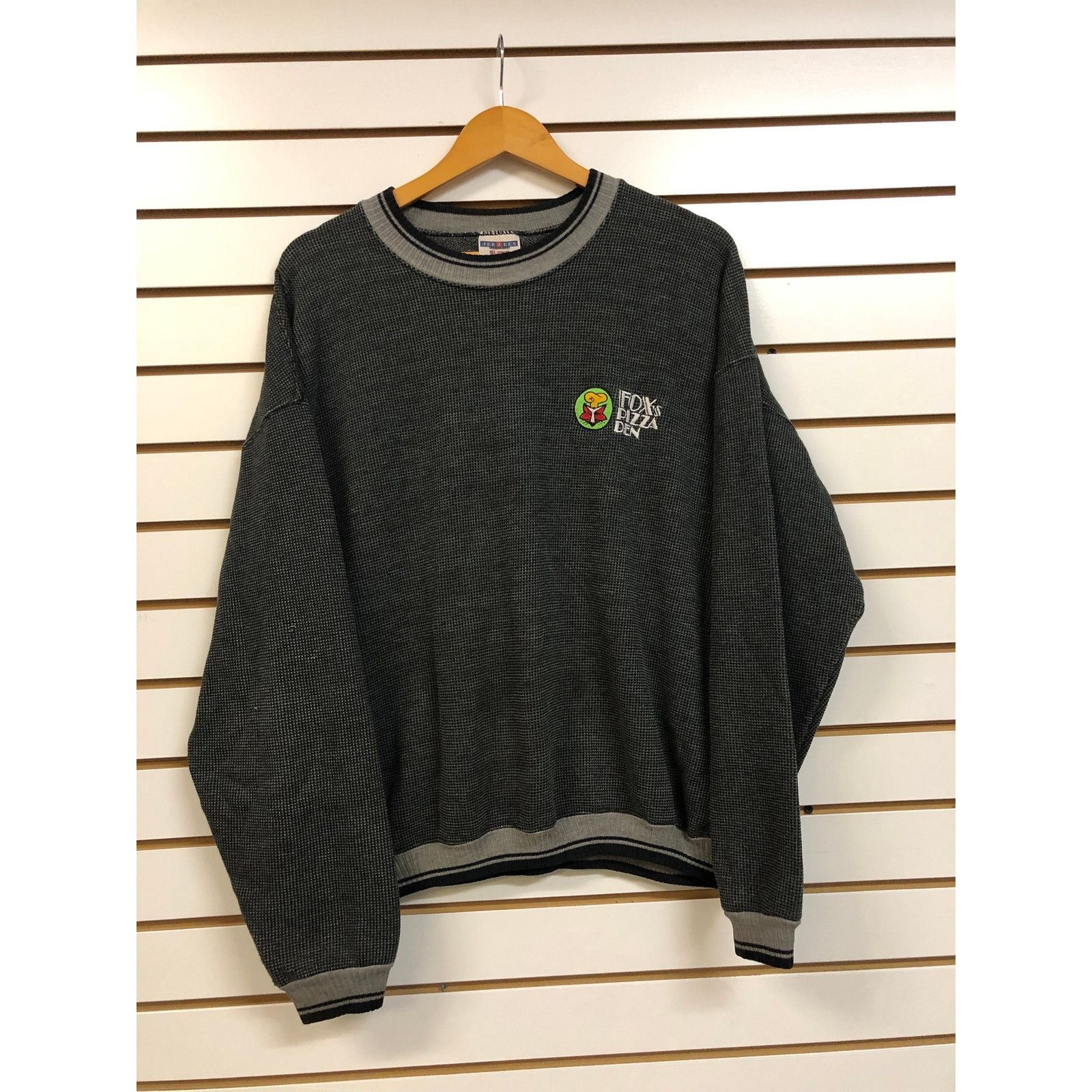 Jerzees Vintage Fox’s Pizza Den Sweatshirt size XL 1990s 80s Size US XL / EU 56 / 4 - 1 Thumbnail