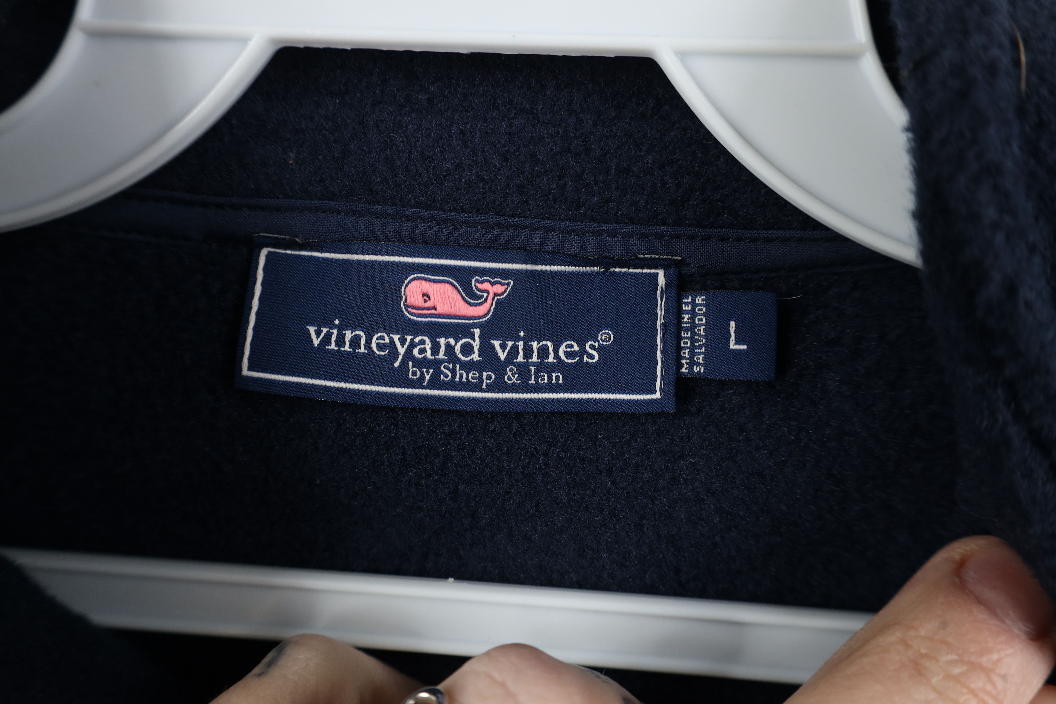 Vineyard Vines Vineyard Vines Fleece Harbor Full Zip Vest Jacket Navy Blue Size US L / EU 52-54 / 3 - 7 Thumbnail