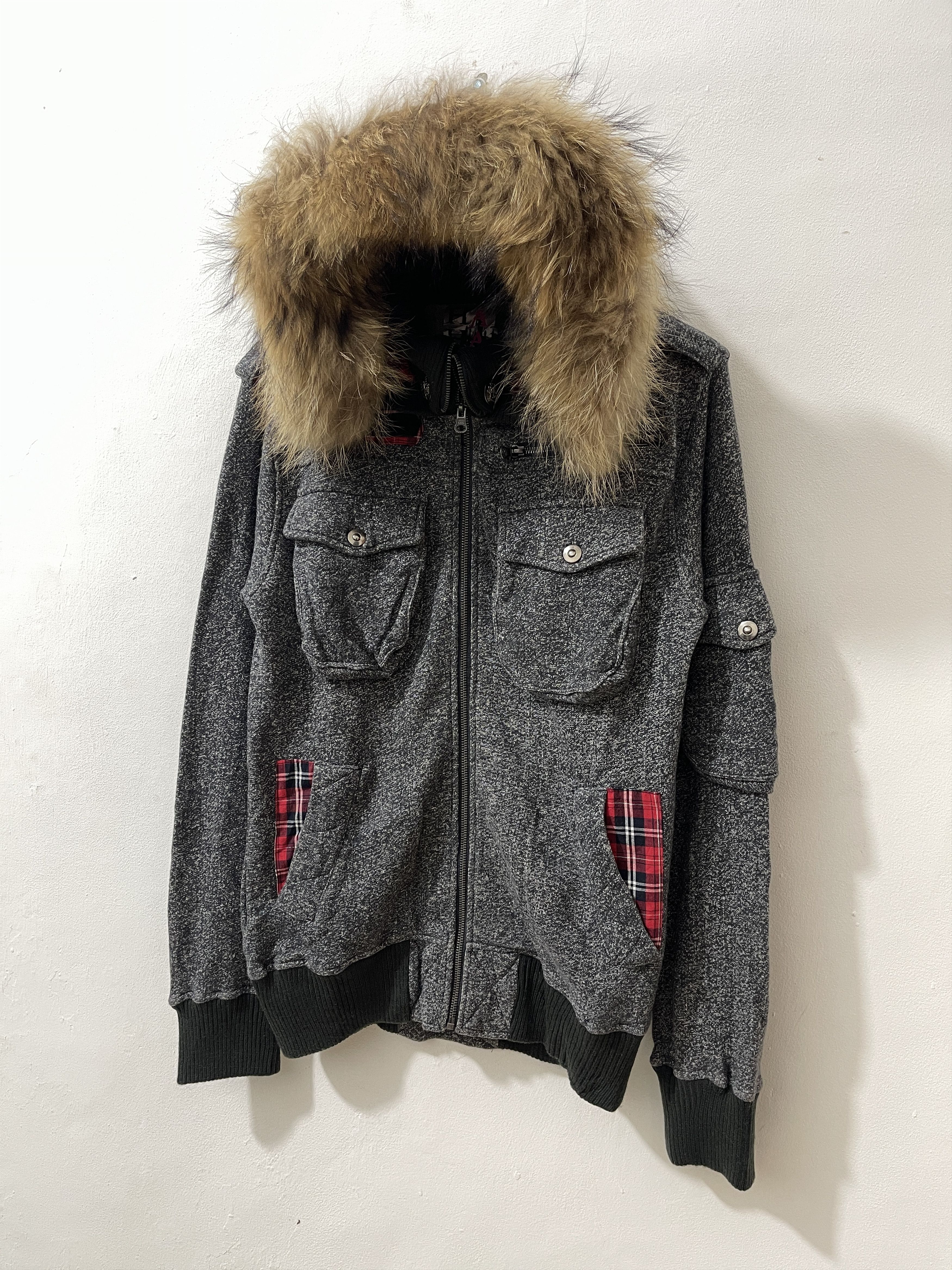 Japanese Brand 2000s Halham Japan Archive Punk Fur Vkei Opium Style Hoodie Size US L / EU 52-54 / 3 - 2 Thumbnail