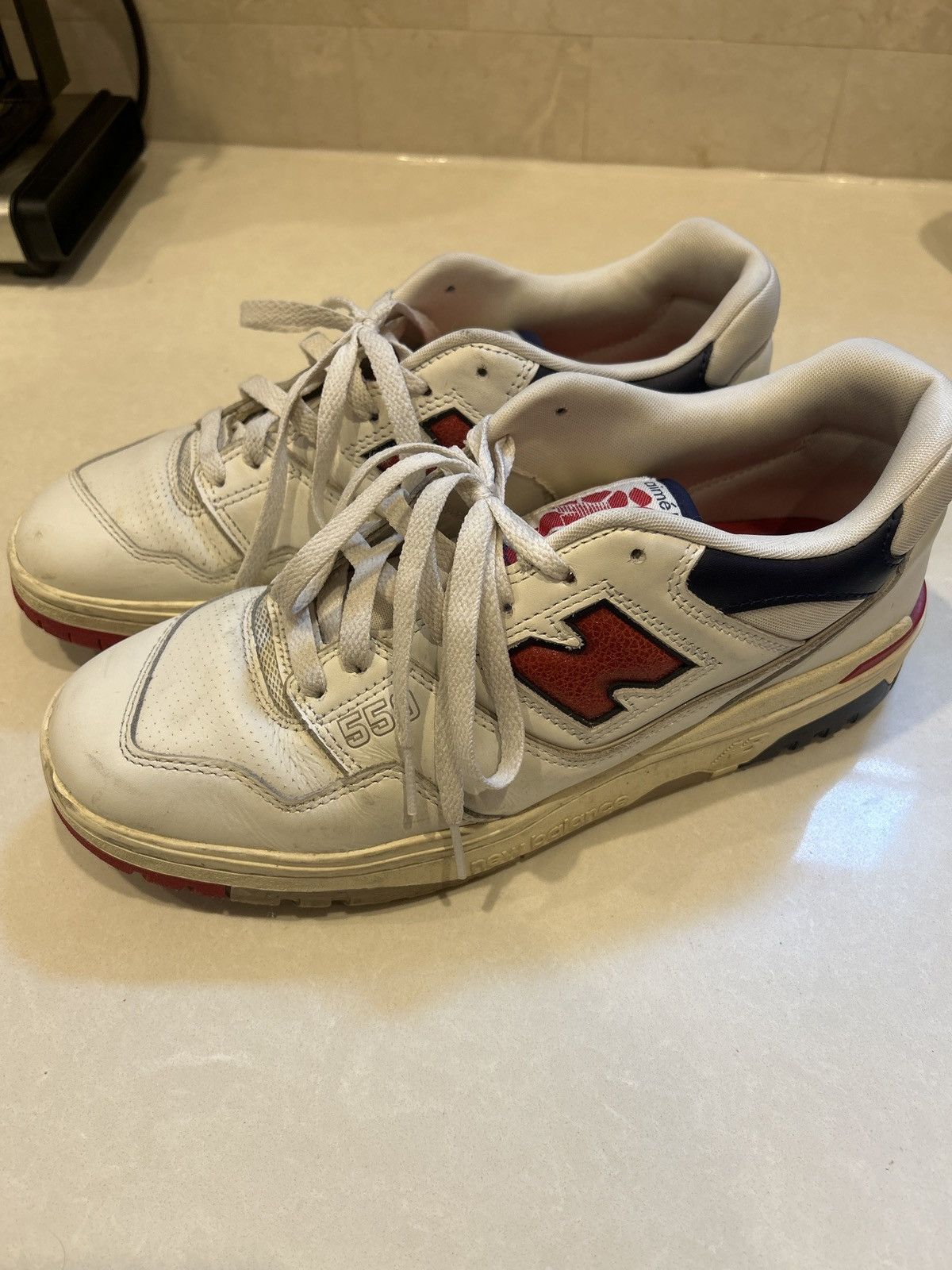Aime Leon Dore × New Balance New Balance x Aimé Leon Dore 550 "White/Navy/Red" sneakers Size US 10 / EU 43 - 1 Thumbnail