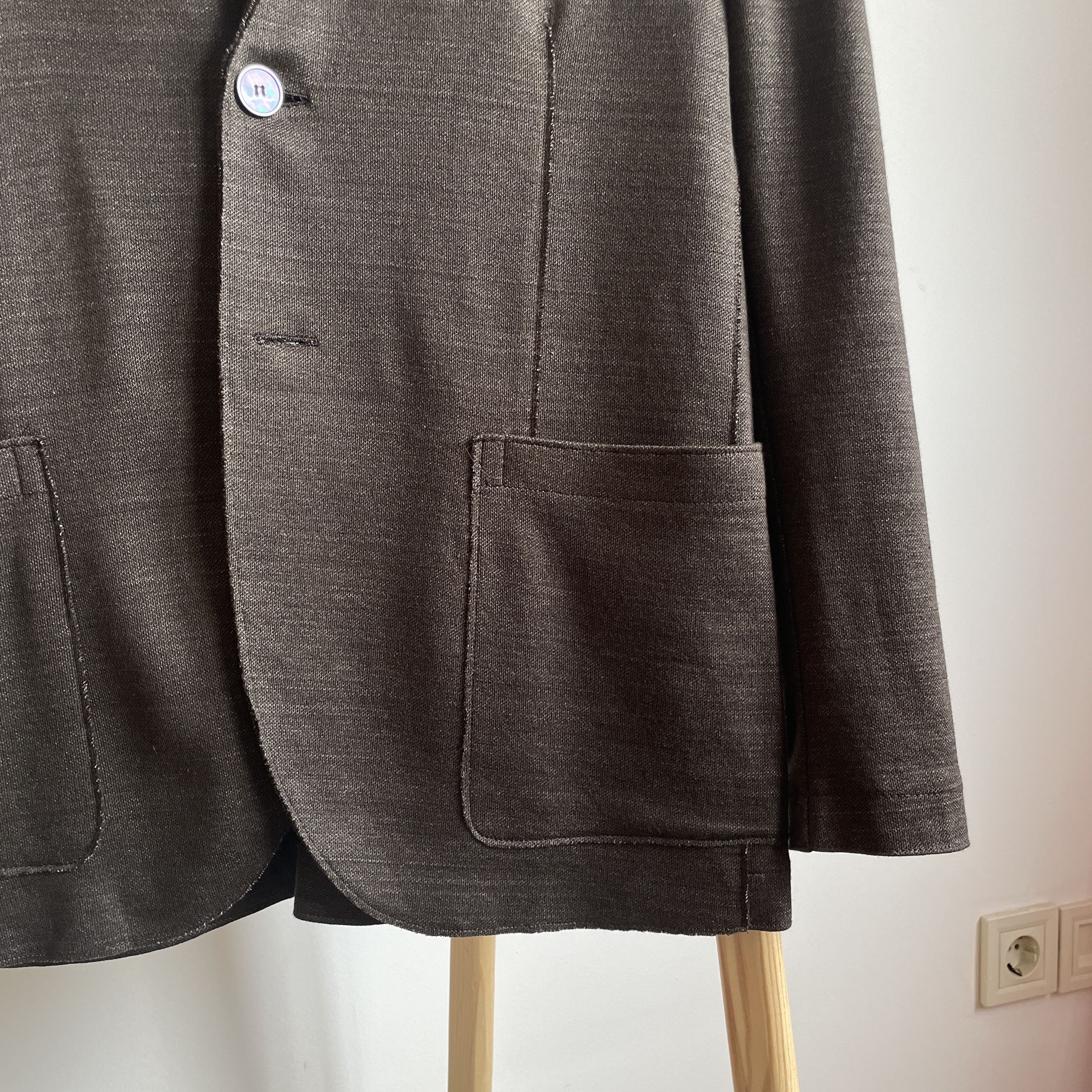 Harris Wharf London Harris Wharf London Linen/Cotton Unstructured Blazer Size 36R - 8 Thumbnail