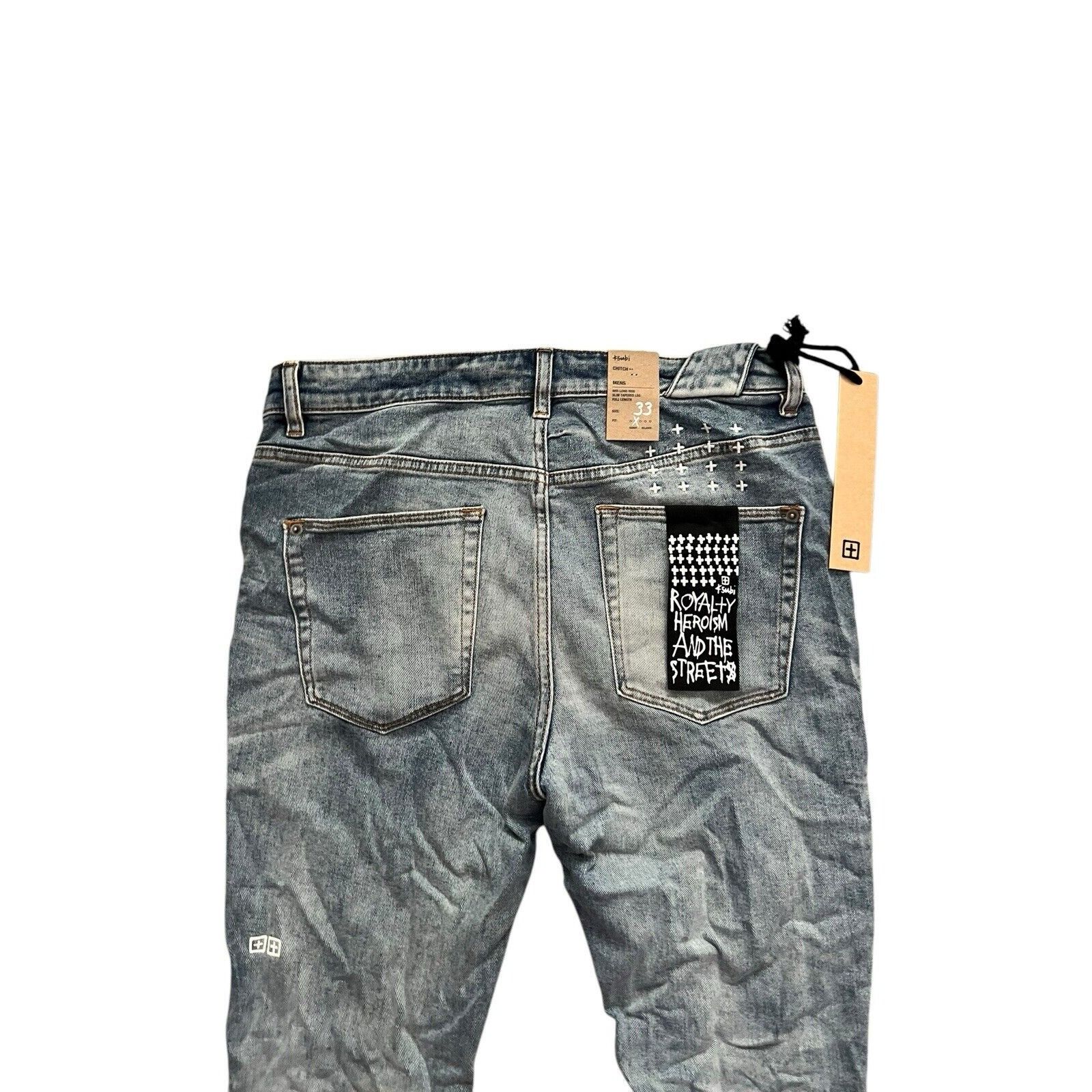 Ksubi Ksubi Jeans Mens Chitch Slim Tapered Blue Size 33/32 Size US 33 - 3 Thumbnail