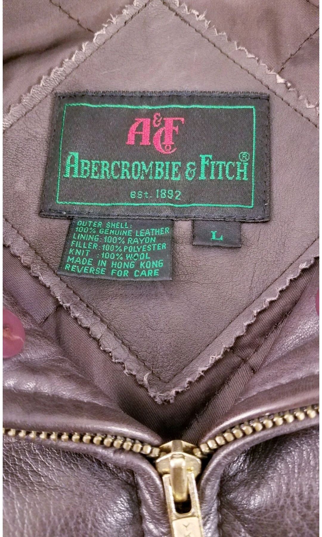Abercrombie & Fitch Vintage bomber pilot Size US L / EU 52-54 / 3 - 4 Thumbnail