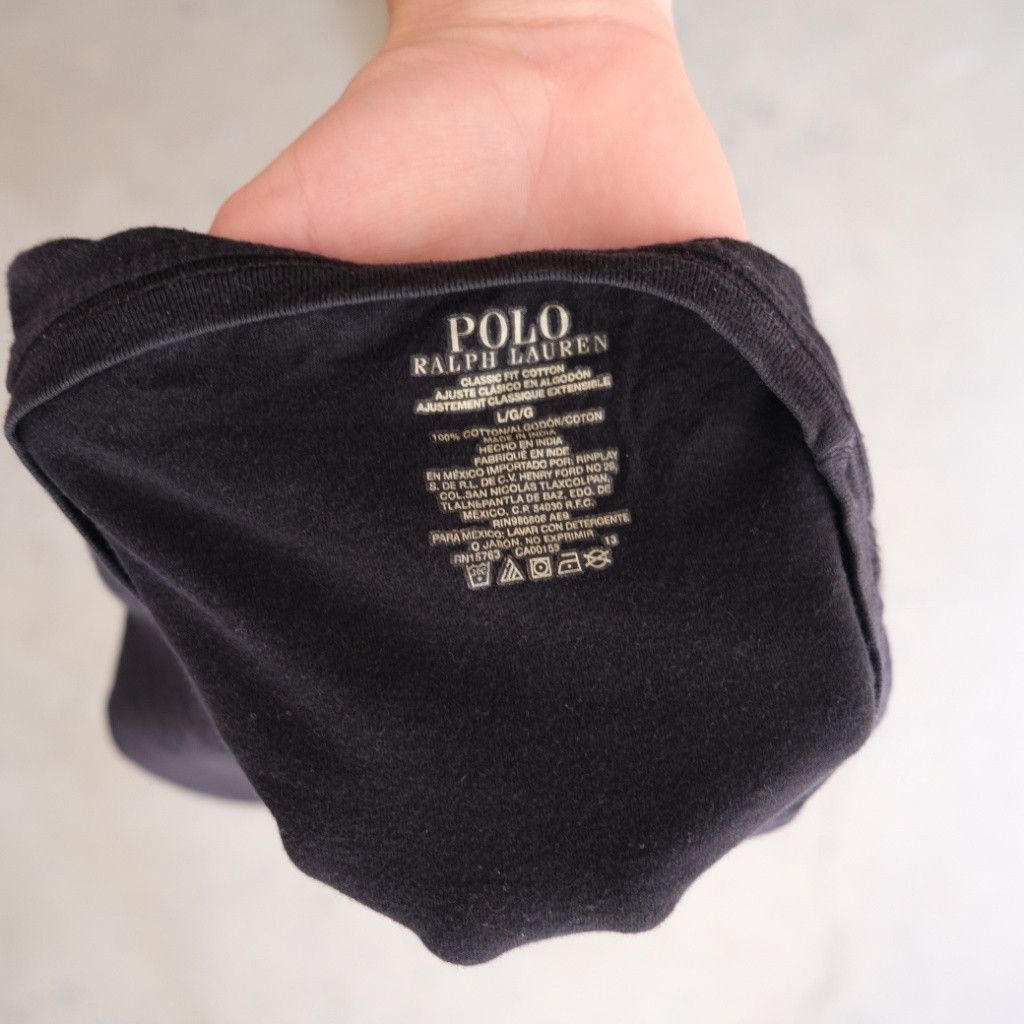 Polo Ralph Lauren Polo Ralph Lauren Classic Black T-Shirt Size Large Size US L / EU 52-54 / 3 - 3 Thumbnail