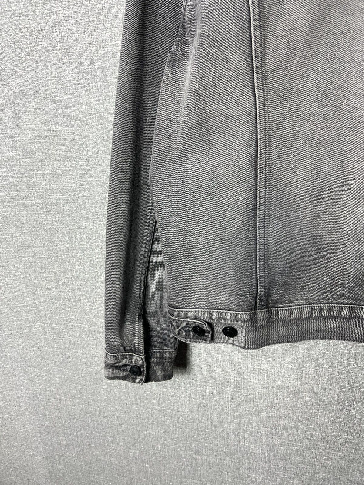 All Saints Bohmer Distressed Denim Jean Jacket Size M