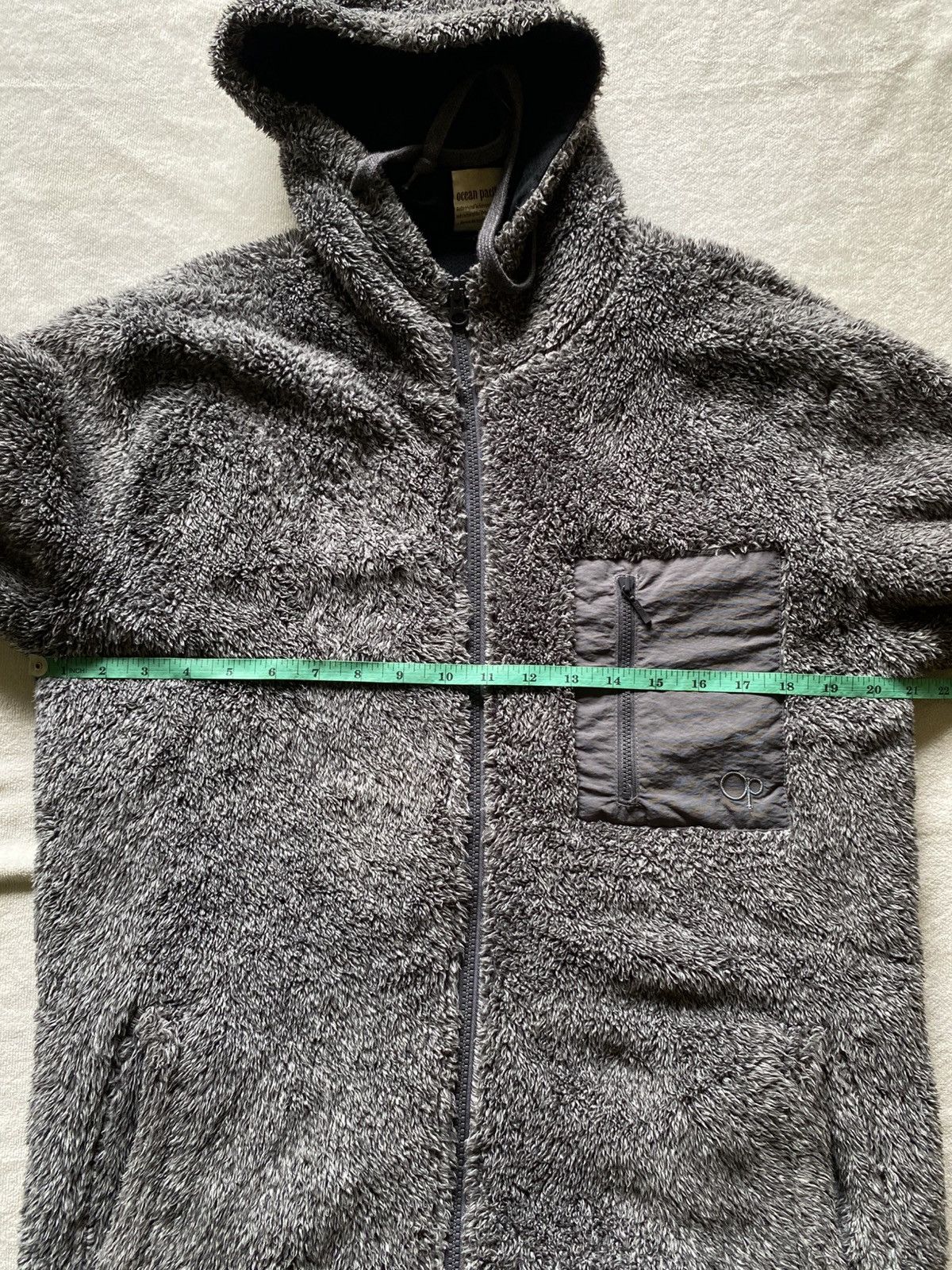 Ocean Pacific Vintage Ocean Pacific Zipper Up Fleece Hoodie Jacket Size US M / EU 48-50 / 2 - 12 Thumbnail