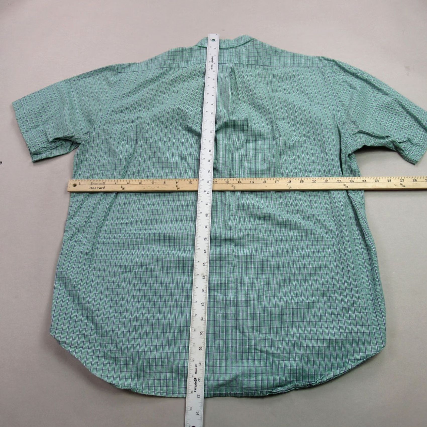 Polo Ralph Lauren Ralph Lauren Shirt Mens Large Short Sleeve Button Front Blake Green Casual Size US L / EU 52-54 / 3 - 7 Thumbnail