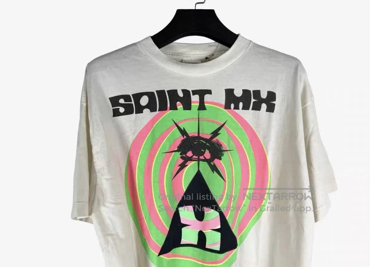 Saint Michael White Graphic Short Sleeve T. Size US XL / EU 56 / 4 - 3 Thumbnail