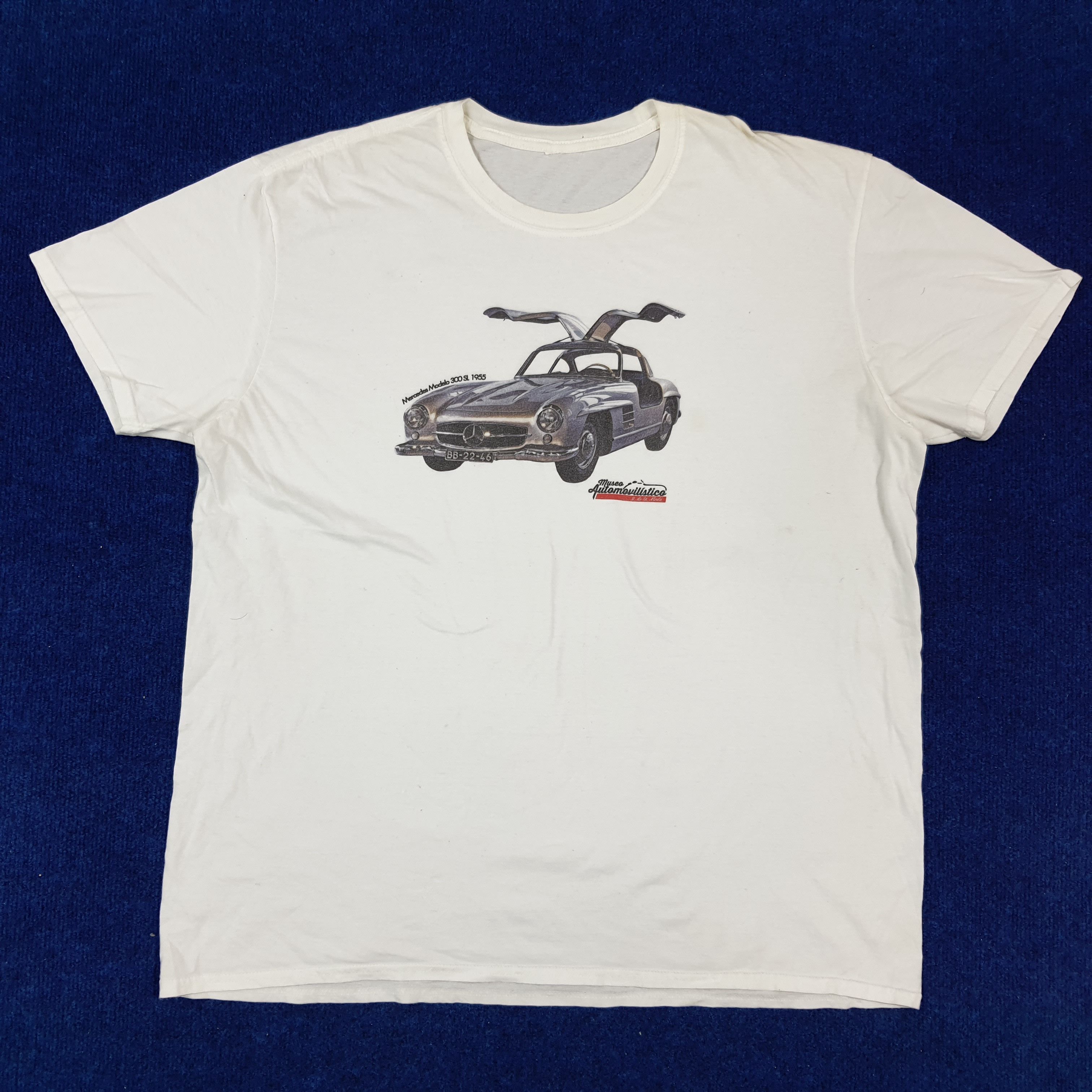 Mercedes-Benz × Vintage Vintage Mercedes Modelo 300 SL 1955 Classic Tshirt Size US XL / EU 56 / 4 - 1 Thumbnail
