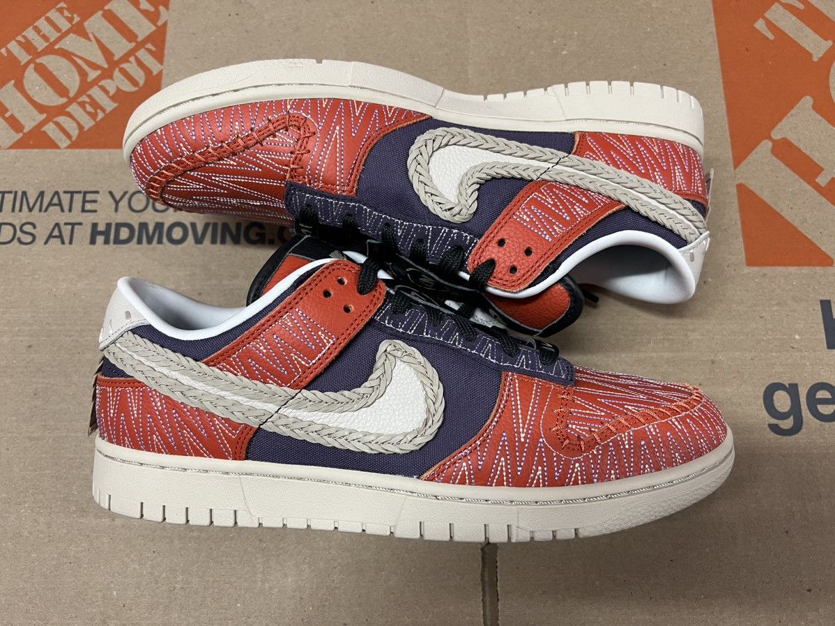 Nike Nike ID Dunk Low - Nike By You “N7” Size US 10 / EU 43 - 4 Thumbnail