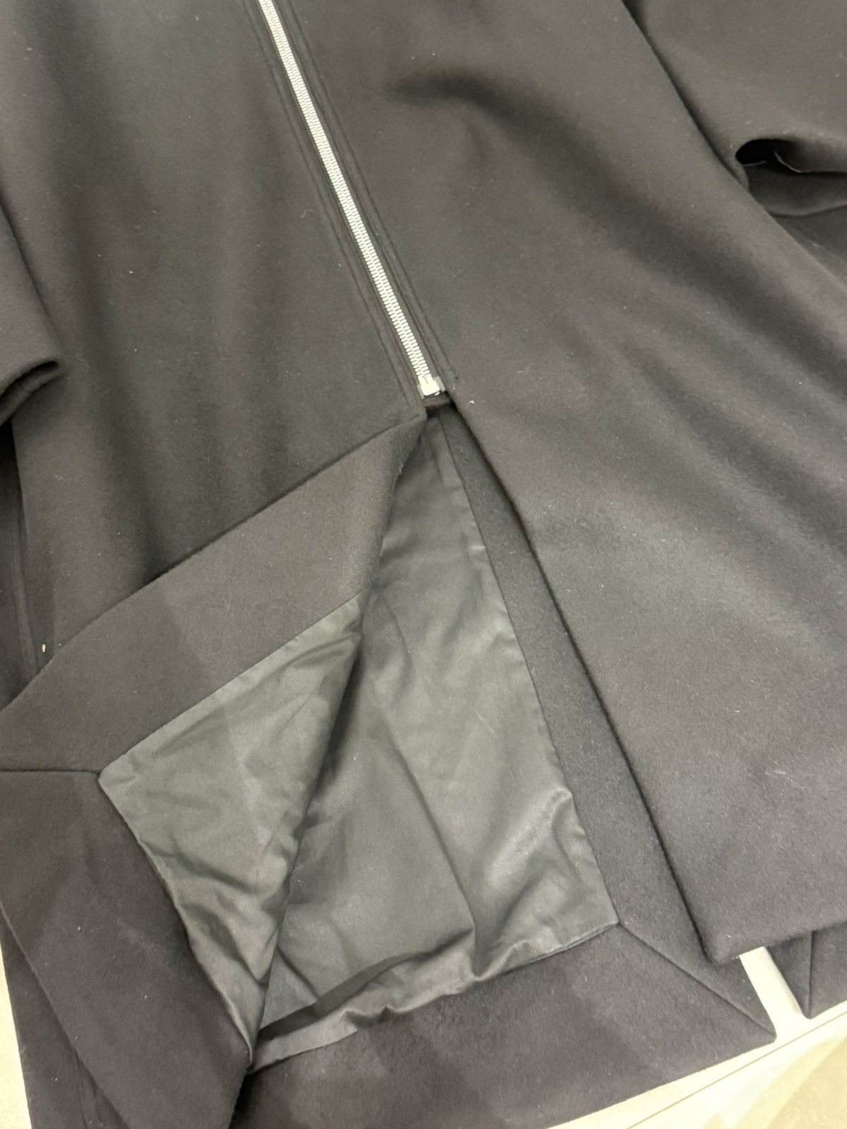 Rick Owens Rick Owens Black Concordians Virgin Wool Mac Coat Size US M / EU 48-50 / 2 - 18 Thumbnail
