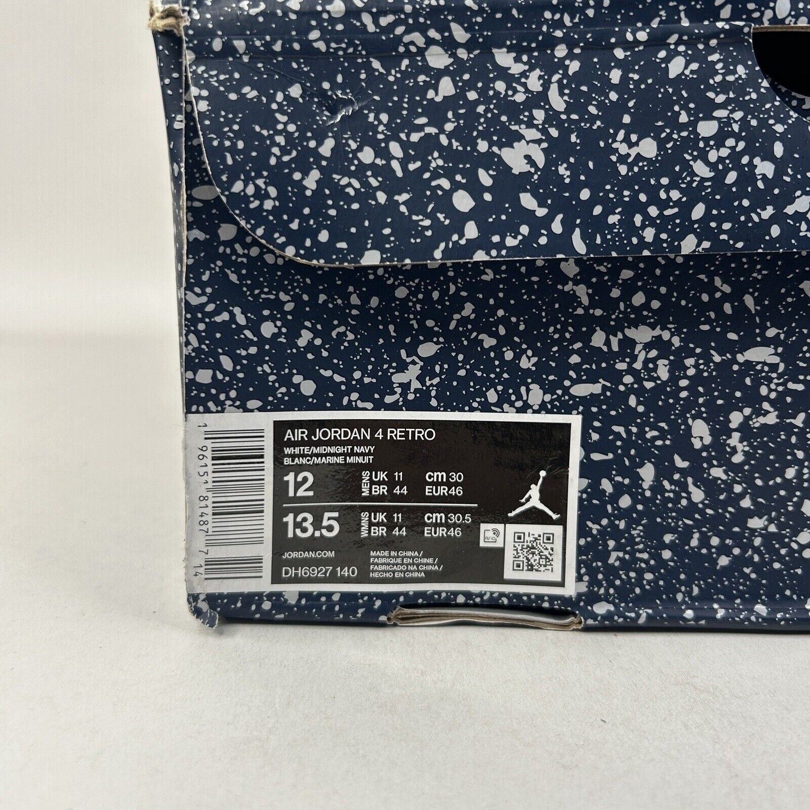 Nike Nike Air Jordan 4 Retro "Midnight Navy" 2024 Size US 12 / EU 45 - 5 Thumbnail