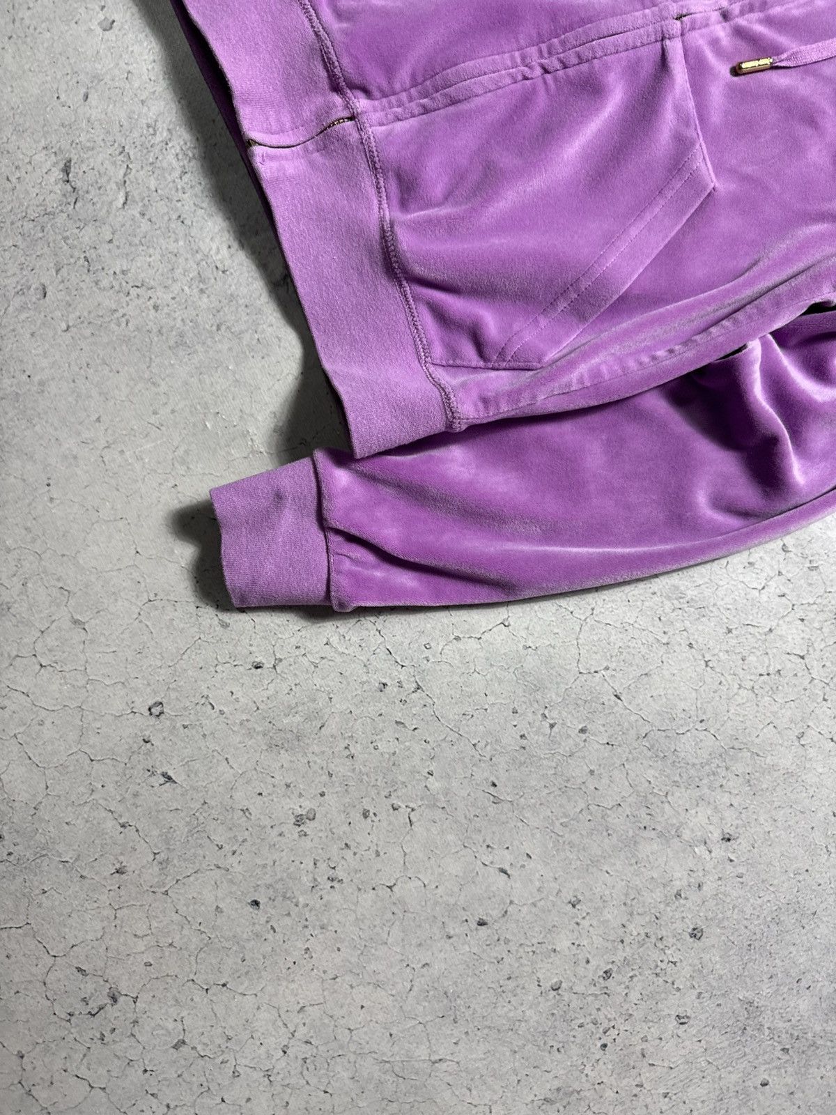 Juicy Couture Juicy Couture Velour Full Zip Hoodie Pink Size XS Size XS / US 0-2 / IT 36-38 - 3 Thumbnail