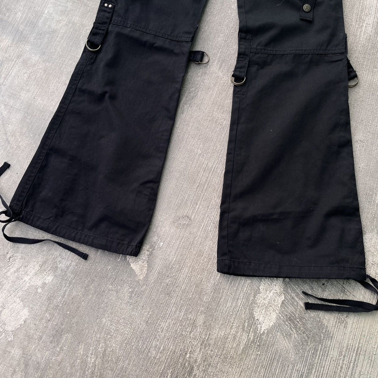 Japanese Brand Rote rose like a GOA 3D multipocket flare pants Size US 30 / EU 46 - 7 Thumbnail