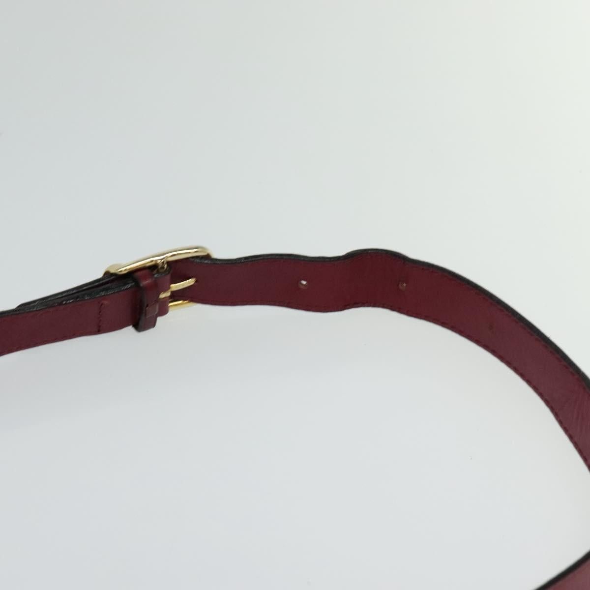 Celine CELINE Shoulder Bag Leather Wine Red Gold Size ONE SIZE - 14 Thumbnail