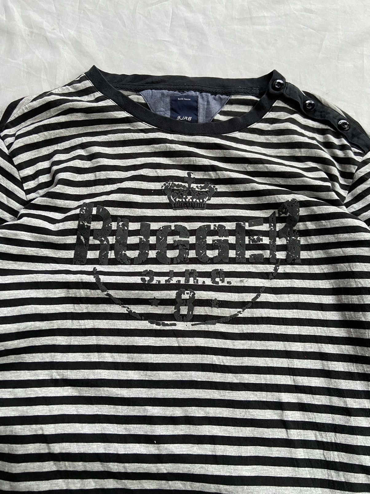 PPFM RUGGER BASIC HOUSE 3.J.R.6 STRIPED DOULE LAYER LONG SLEEVE Size US M / EU 48-50 / 2 - 6 Thumbnail