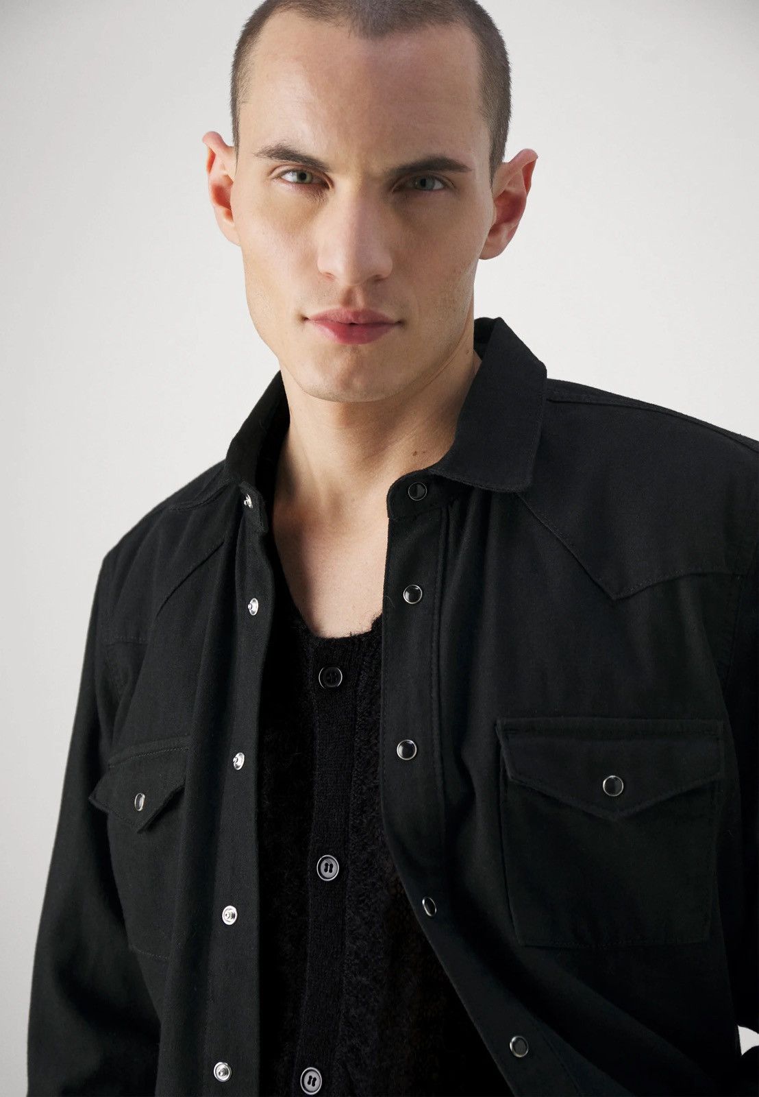 Our Legacy × Won Hundred !DS! AW23 Won Hundred Mazar LS Black Knitted Cardigan Size US M / EU 48-50 / 2 - 7 Thumbnail