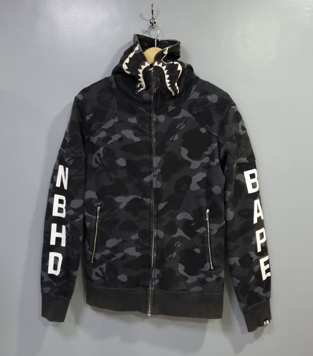 Bape x nbhd shark 2024 hoodie